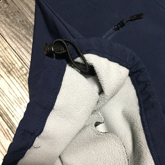 Adidas Notre Dame Softshell Fleece Lined Jacket Men’s L Navy Blue Full Zip - Picture 6 of 11